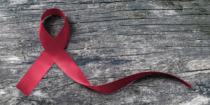 red oral cancer ribbon